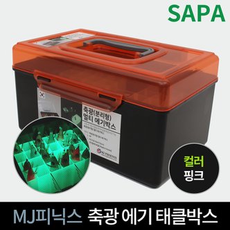 SAPA MJ피닉스 축광 에기 태클박스 핑크 쭈꾸미 갑오징어