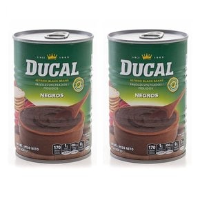 [해외직구]듀칼 리프라이드 블랙 빈 검은콩 통조림 소스 426g 2팩/ Ducal Refried Black Beans 15oz