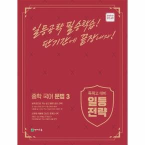 일등전략 중학 국어 문법 3 : 특목고 대비 일등전략