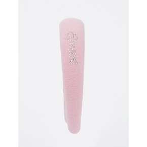 LETTERING TERRY HAIR BAND_PINK