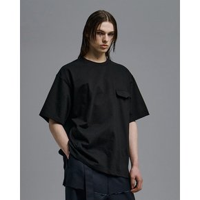 [파주점] 컬렉션 레벨 포켓 페인터 티셔츠 SG3TS709BK