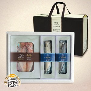 제주푸드마씸 [명절 후 배송] 제주 옥돔 고등어 혼합프리미엄 선물세트 (1.26kg, 냉동)