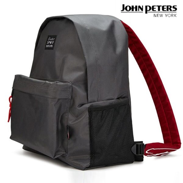 존피터뉴욕 여성 백팩 1112 그레이(레드+그레이)
