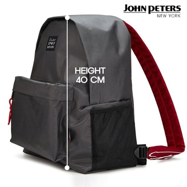 존피터뉴욕 여성 백팩 1112 그레이(레드+그레이)