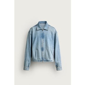 워시드 크롭 데님 자켓 / 6688/372/406 LIGHT BLUE