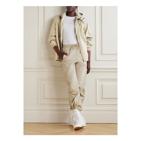 바이스텔라매카트니 셸 패널  코튼 혼방 저지 후디 샌드 1647597360131969