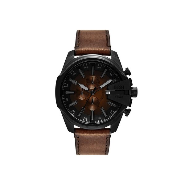 [공식본사정품] 디젤 DZ4692 (Mega Chief) 메가 치프 슬림 크로노그래프 남성 가죽시계