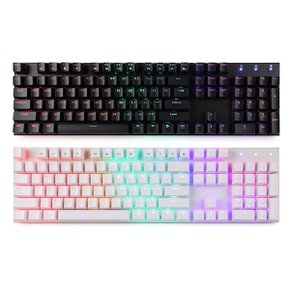 앱코 HACKER K640 축교환 레인보우 LED 게이밍 기계식 블랙 (청축) ㅇMMㅇ