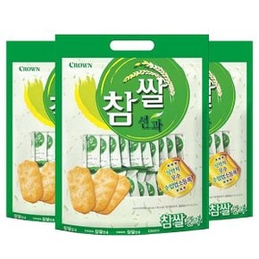 크라운제과 참쌀선과 253g x3개 / 쌀과자