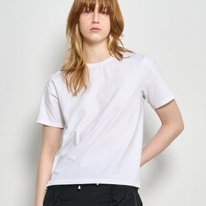 WOMAN GNRL 실켓 스판 티셔츠 [WHITE] / WBD1L01503