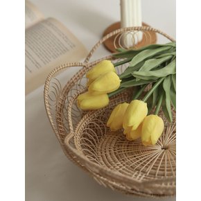라탄 플라워 바스켓