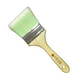 페인트붓 특수스테인붓 그린색 일자 76mm 5호 브러쉬