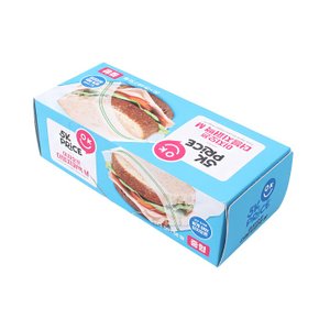 이지오픈 더블지퍼백 M(20*25cm) 50매