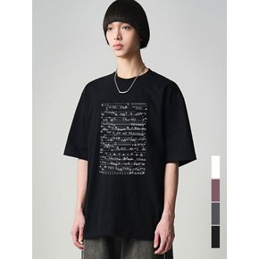 Letter T-shirt -  4COL