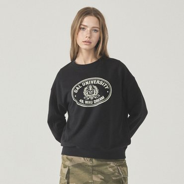 후아유 Varsity Stamp Sweatshirt  WHMWF2221F