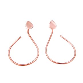 14K GOLD [귀걸이] P타원 민 귀걸이