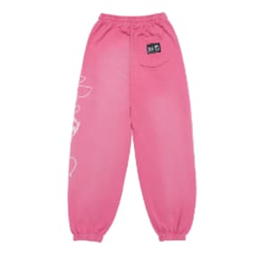 ThePowerpuffGirls x acmedelavie  spraywashingpants PINK스프레이워싱팬츠 핑크 PTSPPG-PNK