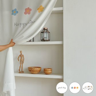  노바 패브릭 가림막 커튼 100x200cm 봉집 벨크로 창문 가리개 방문 주방 현관