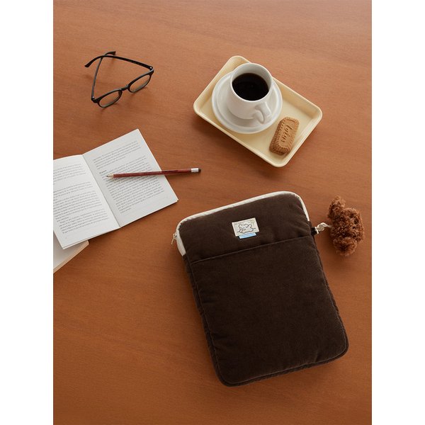 코이 코듀로이 노트북 파우치 13인치
