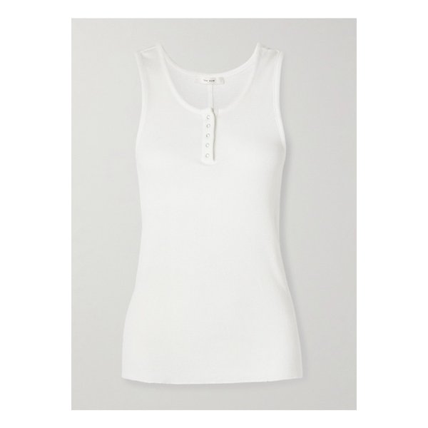 만셀 골지 코튼 혼방 탱크 화이트 1647597357671260