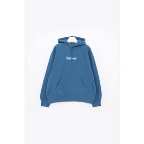 오늘출발)슈프림 FW23SW56 BLUE 박스로고 후드티