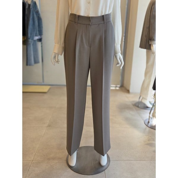 [여주점] [더 아이잗] 여성 원턱 세미 와이드 팬츠(IS3A0SL091)