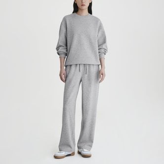 JAJU 남녀공용 스웨트 스트레이트 팬츠(MELANGE GREY / )