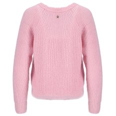 [IMZU] 미니 스타 라운드 넥 니트 티셔츠 Baby pink / I1202CMKN28040523