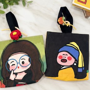 명화 미니 에코백 꽃 만들기 DIY 양말목 키트