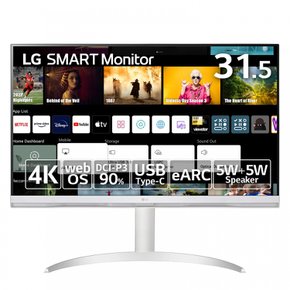 32SQ730S-H LG SMART Monitor   webOS22  90%  HDR10  USB Type-C, eARC 31.5인치