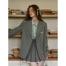 Cest_Ribbon point single button jacket