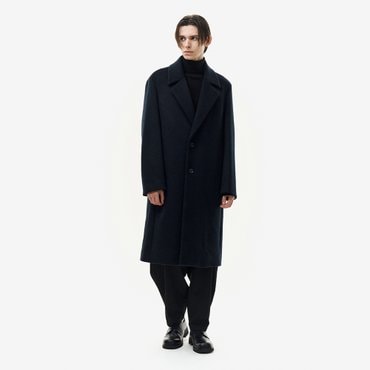 지오송지오 타임리스 와이드 라펠 코트 다크 그린 ZG6CT606DR