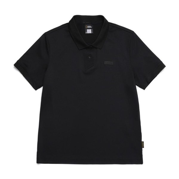 [여주점] N252WPL210 여성 웰라카 냉감 베이직핏 피케 카라티 CARBON BLACK