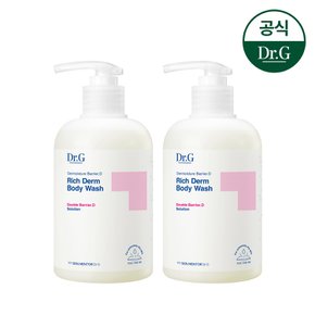 더모이스처 배리어D 리치덤 바디워시 400mL 2개