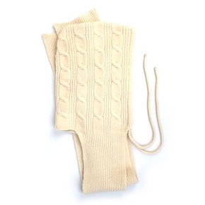 Wool Twist Ivory Muffler Balaclava 바라클라바