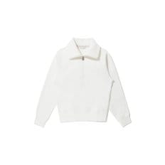 WOMEN NEW CLASSY HALF ZIP-UP SHIRTS_NLTBS23102WHX