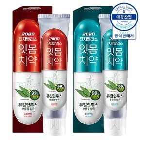[애경] 2080 진지발리스 유칼립투스 치약 150g x10개