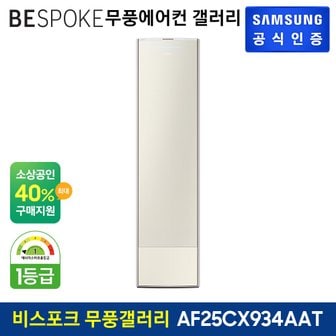 삼성 BESPOKE 무풍에어컨갤러리 스탠드형 AF25CX934AAT [기본설치비무료]