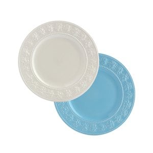 웨지우드 페스티비티 20cm 접시 2p (아이보리/블루)