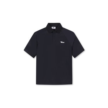 왁 (왁골프)Men WAAC Logo Hybrid SS Polo_WMTCM24203BKX