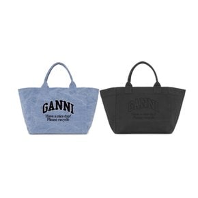 [GANNI OVERSIZED CANVAS] 가니 오버사이즈 캔버스 토트백 쇼퍼백 에코백 2종