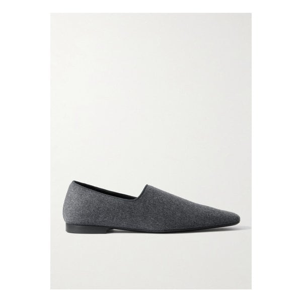 더 파이핑 울 캐시미어 혼방 펠트 로퍼 그레이 1647597343663817