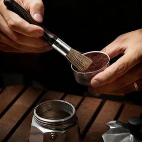 커피머신 청소솔 그라인더 원형 커피 브러쉬