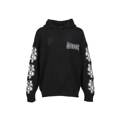032C 후드 티셔츠 32CU252PRHD019BK BLACK DOM
