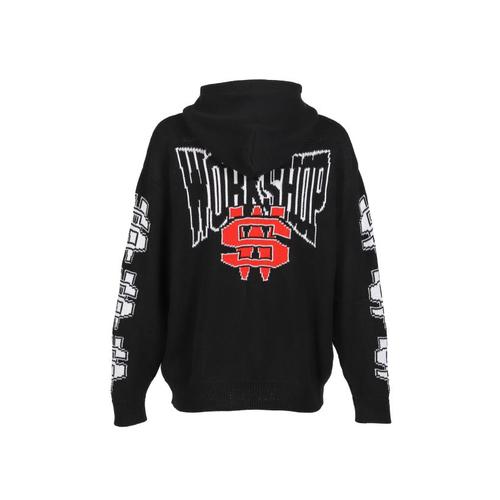 032C 후드 티셔츠 32CU252PRHD019BK BLACK DOM