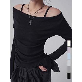 urbandress(어반드레스) 레나 레이어드 니트 티_6Colors