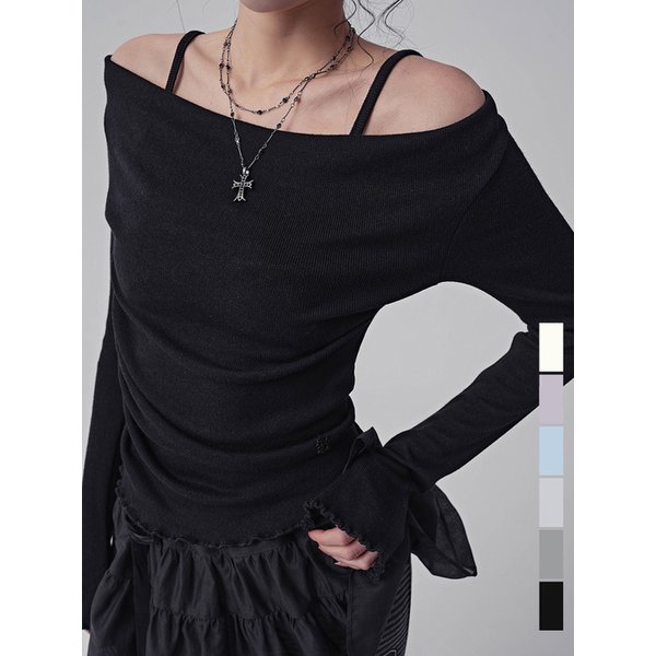 레나 레이어드 니트 티_6Colors