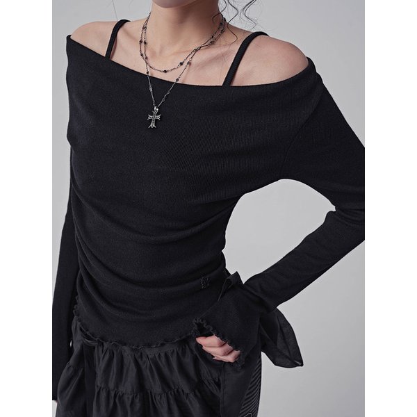 레나 레이어드 니트 티_6Colors