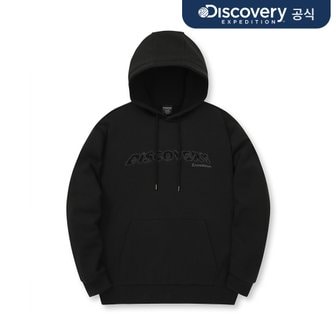 디스커버리 뉴 로건 기모 후드티 (BLACK)