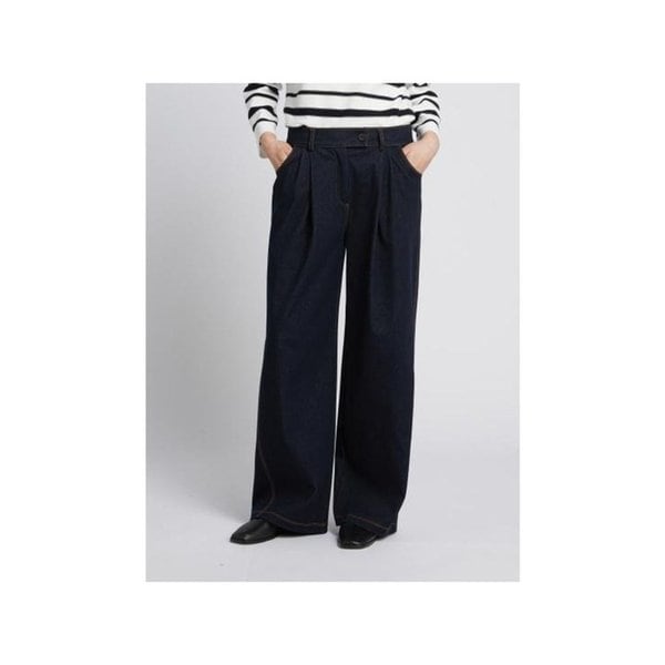26SS 막스마라 스트레이트 팬츠 16781017 003 NAVY BLUE DOM